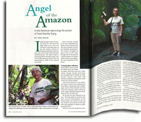 "Angel of the Amazon" opera by Evan Mack, produced by Encompass New Opera Theatre, New York